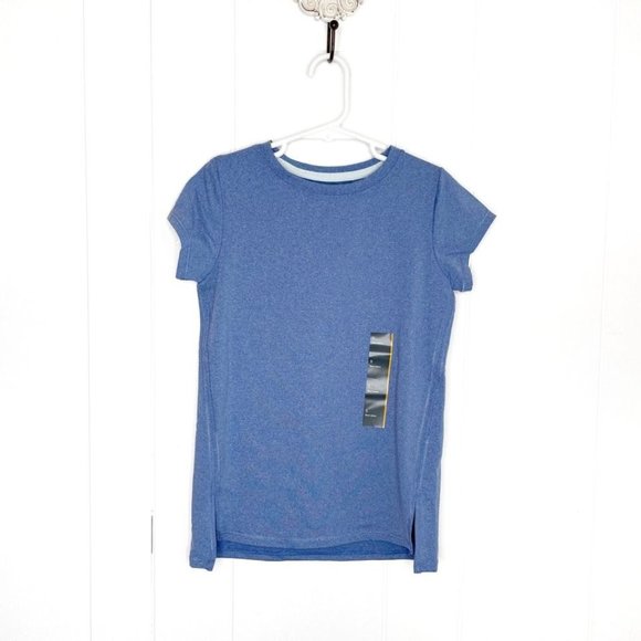 NEW All In Motion Girls Short Sleeve Athletic Tee Size Small - Picture 1 of 5